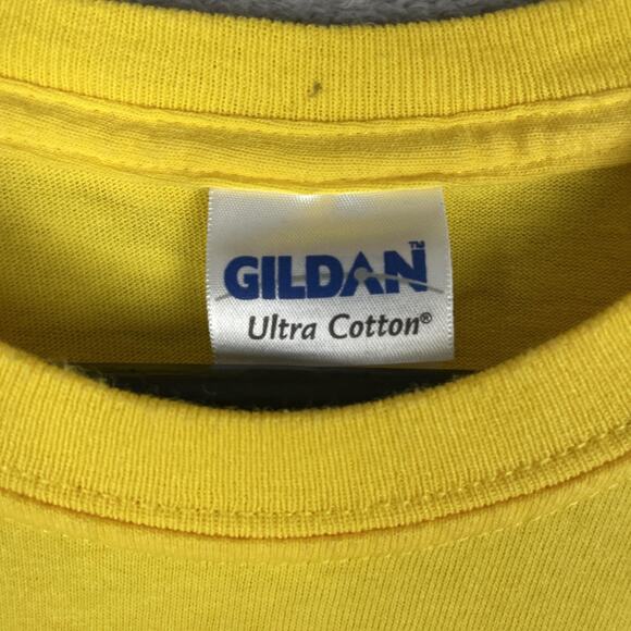 Oregon Ducks Shirt Mens Medium Yellow NCAA Football Rose Bowl Game 2010 Pasadena - Picture 8 of 9